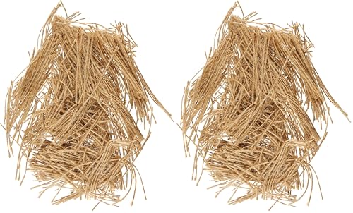 Arquivet Hilo de Yute para Nidos de Pájaros - Accesorios para Jaulas - 20 g (Paquete de 2)