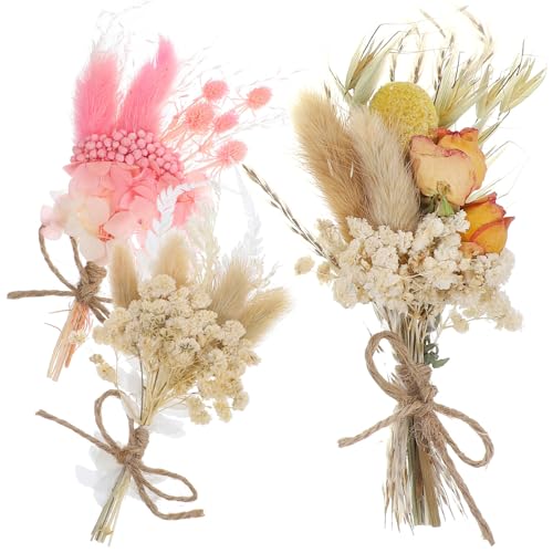 6 ramos pequeños de flores secas para decoración