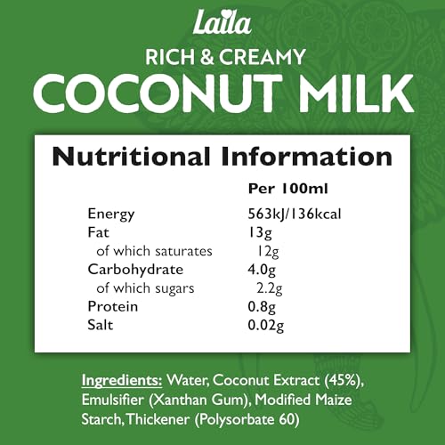 Laila Rich & Creamy Coconut Milk 400 ml (Case of 12)