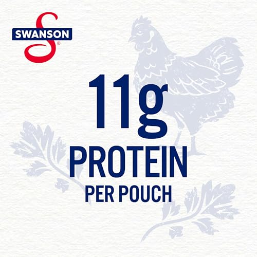 Image of Swanson Lemon and Coarse Ground Pepper White Chunk Fully Cooked Chicken, Ready to Eat, Simple On-the-Go Meals, 2.6 oz Pouch