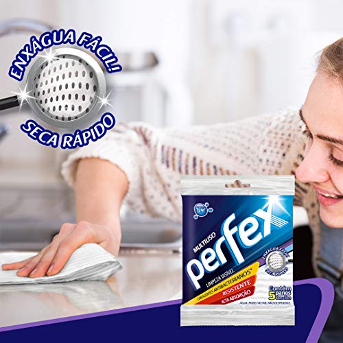 Ypê Pano Multiuso Perfex 5 unidades - Branco