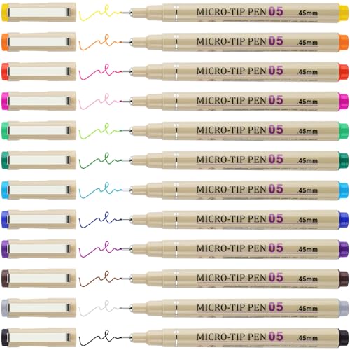 Attom Tech Art Colors fineliners for colorful sketching and illustration