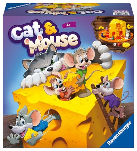 Cat & Mouse juego de mesa para niños 4 años 2 a 4 jugadores miniatura 1
