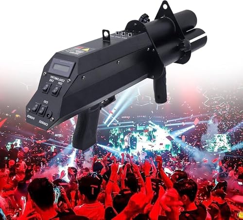 Lanceur de confettis électrique avec LED rechargeable - 2