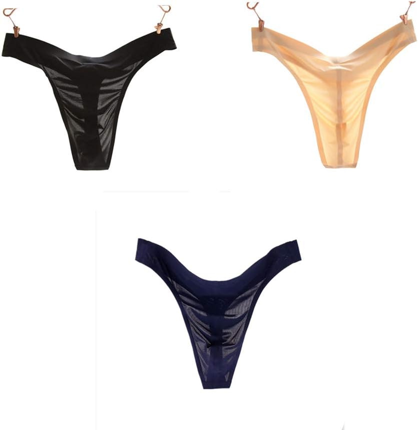 GAOGAO Seamless Breathable Male Smooth Ice Silk G-Strings & Thongs Underwear Men Brief - Image 7