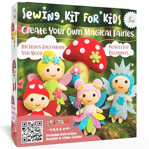Fairy Sewing Kits for Little Girls 5 Easy Projects for