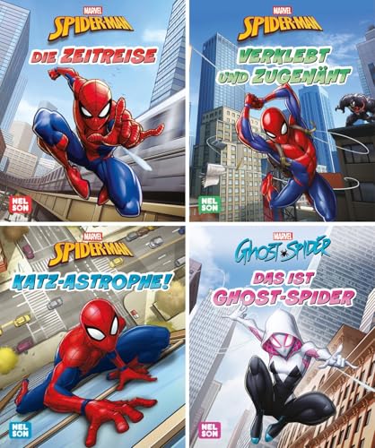 Nelson Mini-Bücher: MARVEL 4er Spider-Man 1-4