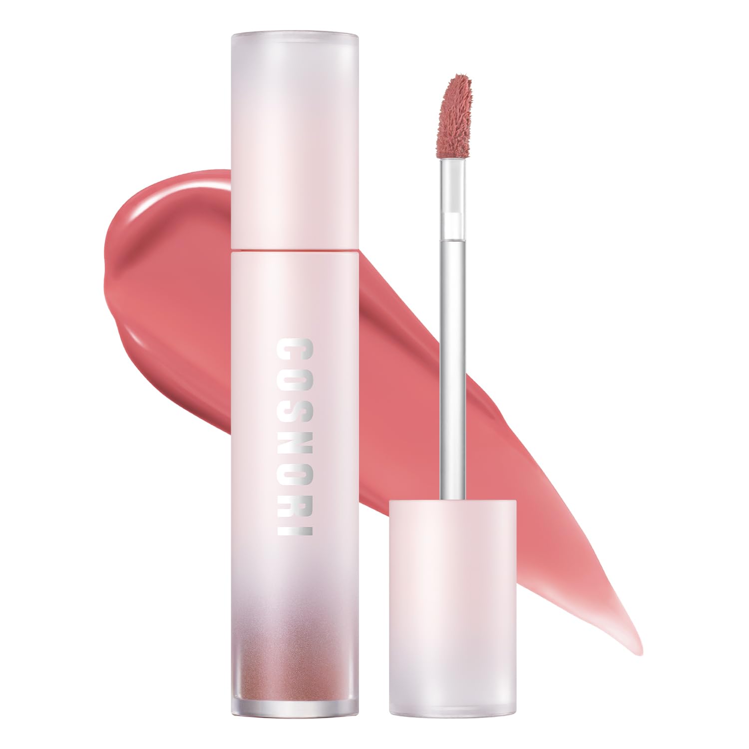 Cosnori Water Blurry Tint – Veganer Lip Tint, Leichte Textur, Langanhaltend, Farbe 08 Peach Mellow