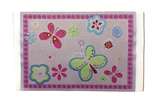 Melody Jane Casa de Muñecas Mariposa Rosa Alfombra Alfombrilla Miniatura Guardería Niños Habitación Accesorio 1:12 Cover