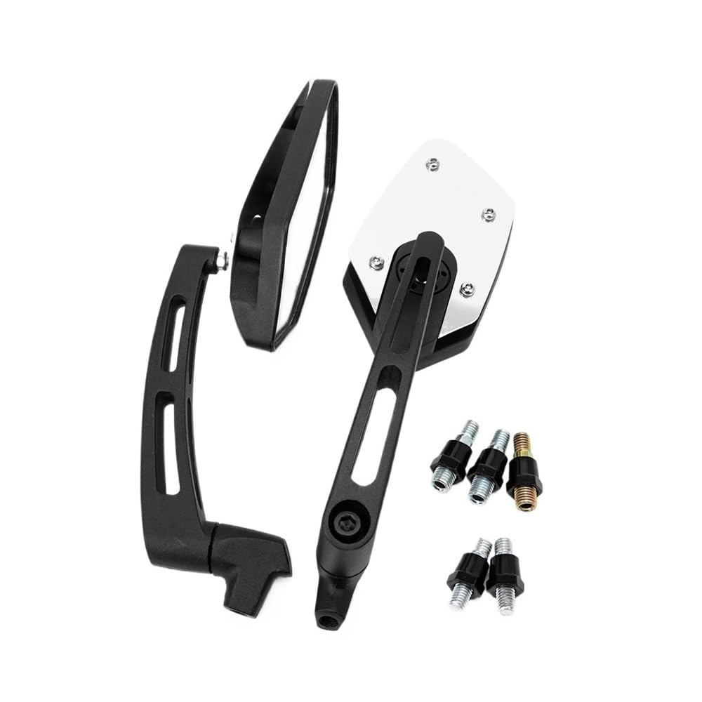 Espejo retrovisor moto universal gran angular 8mm 10mm para ciclomotor 8