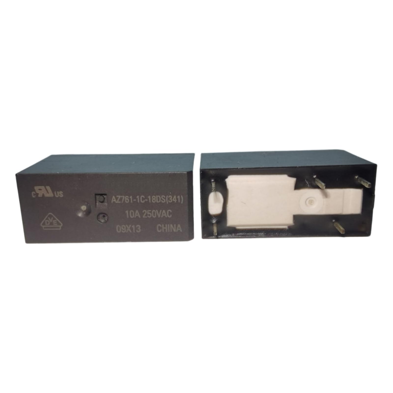 Relais à 5 pieds AZ761-1C-18DS avec contacts haute conductivité 10A - 2