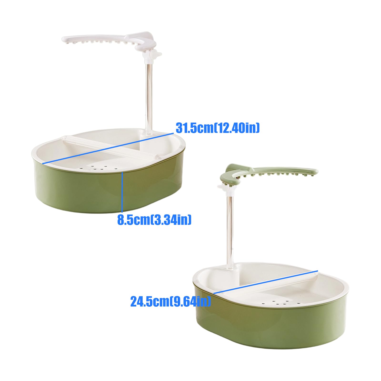 Vassoio da bagno per uccelli domestici per la cura della casa, lavabo automatico USB con flusso d ' acqua ricircolo per piccoli uccelli Vassoio doccia giornaliero per uccelli Lavabo da bagno tramite