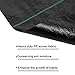 LITA 10M x 1M Wide Weed Barrier Control Fabric Ground Cover Membrane Garden Landscape Driveway Weed Block Nonwoven Heavy Duty 125gsm Black, 1 Pack