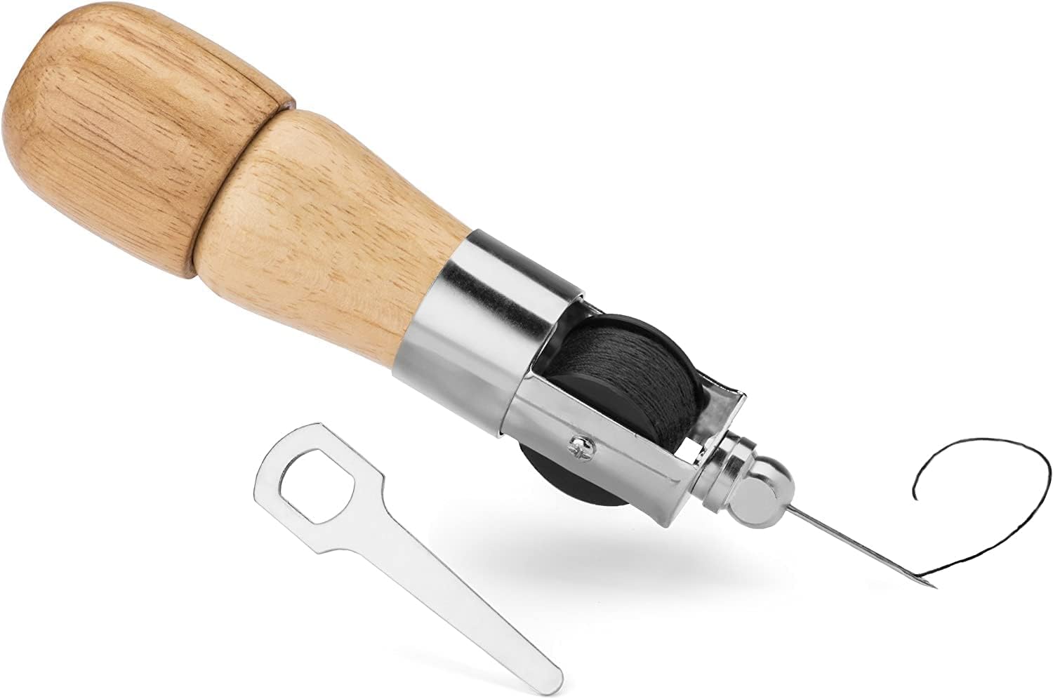 YUET Leather Repair Kit Sewing Awl Kits Speedy Factory Tool Lock Stitch Stitcher Kit Shoe Repair Canvas Heavy Sail Leather Repairing Automatic Craft Sewing Carving Wax Line Hand Art Machine