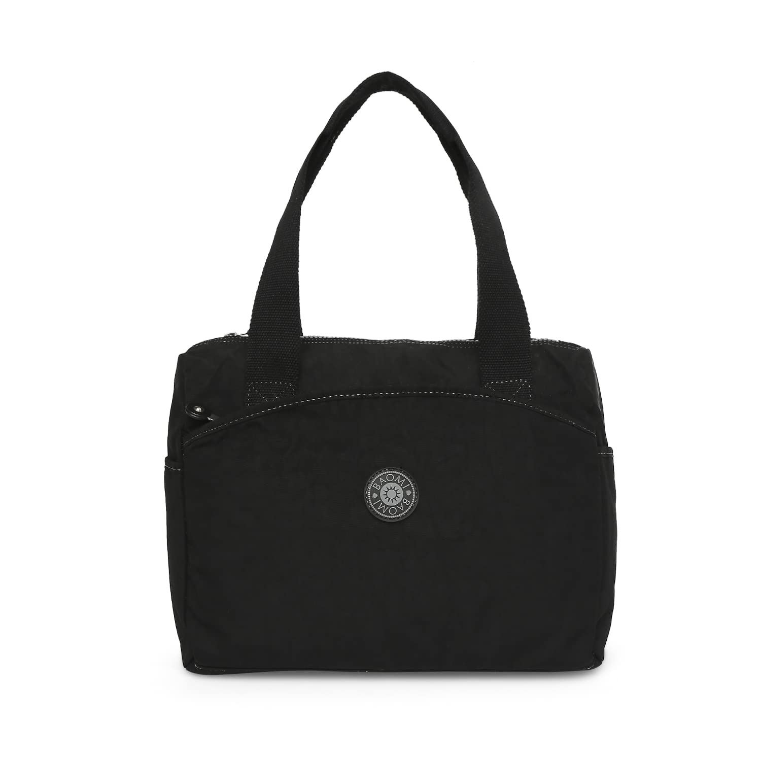 Crinkle Range Black Soft One Size Handbag-image-31