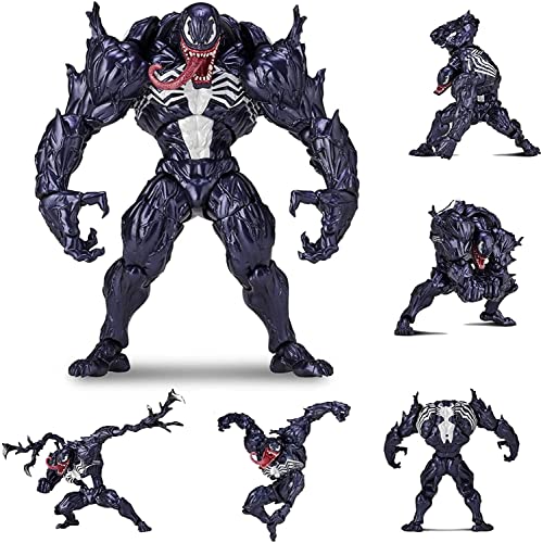 Venom Action Figure Doll Model Toy Doll, Venom Legends Series Carnage Anime Action Pvc Figure Movable Characters Model Statue Toys Collectible Desktop Decoration Ornaments Gift(Carnage+Venom) #TOP4