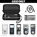 Carrying Case for Texas Instruments TI-84 Plus CE/TI-84 Plus/TI-83 Plus CE/TI-83 Plus Color Graphing Calculator, Graphic Calculator Holder with Mesh Pouch for Charger, Manual, Pens-Black(Box Only)