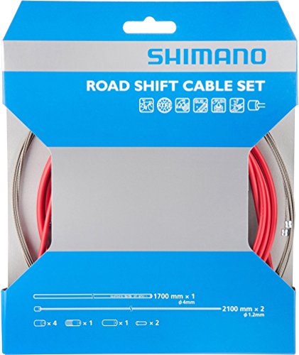 Shimano PTFE Road Shift Cable and Housing Set (Red)