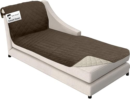 Miniatura 133 de Sofa Shield Funda Deslizable Patentada para Sofá Seccional, Protector de Cojín, Diseño de EE. UU. Reversible Resistente a Manchas y Desgarros de