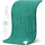 NOWWISH Heating Pad for Back Pain Relief & Period Cramps, 33x17 Inches Electric Heating Pad with 10...