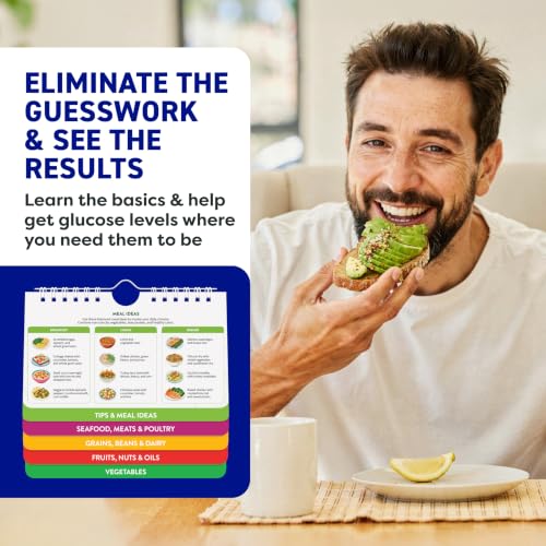 Image of Diabetes Food List and Meal Planner - Diabetic Cookbooks for Type 2 Diabetes, Type 1 and Prediabetes - 180+ Food Items Glycemic Index Food Guide Chart 2026 - GI, Carbs, KCal - Diabetes Care Supplies