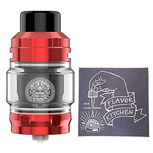 GEEKVAPE ZEUS SUB OHM TANK �M�[�N�׃C�v �[�E�X �T�u�I�[�� �^���N ���S�̃g�b�v�G�A�t���[ ���� �{FlavorKitchen�I���W�i��VAPE�N���X�Z�b�g (Red/Black)