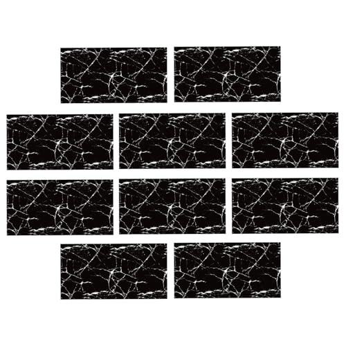 Azulejos de pared de cocina, 10 unidades, 58 x 30 cm, resistentes al agua, resistentes al calor, extraíbles para cocina, encimera, ducha, dormitorio, chimenea