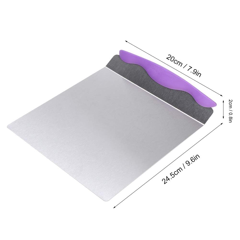 2 Pcs Cake Lifter, Stainless Steel Pizza Transfer Tray Cake Spatula Moving Plate Cake Lifter Shovel Pastry for Kitchen Bread Pastry Baking