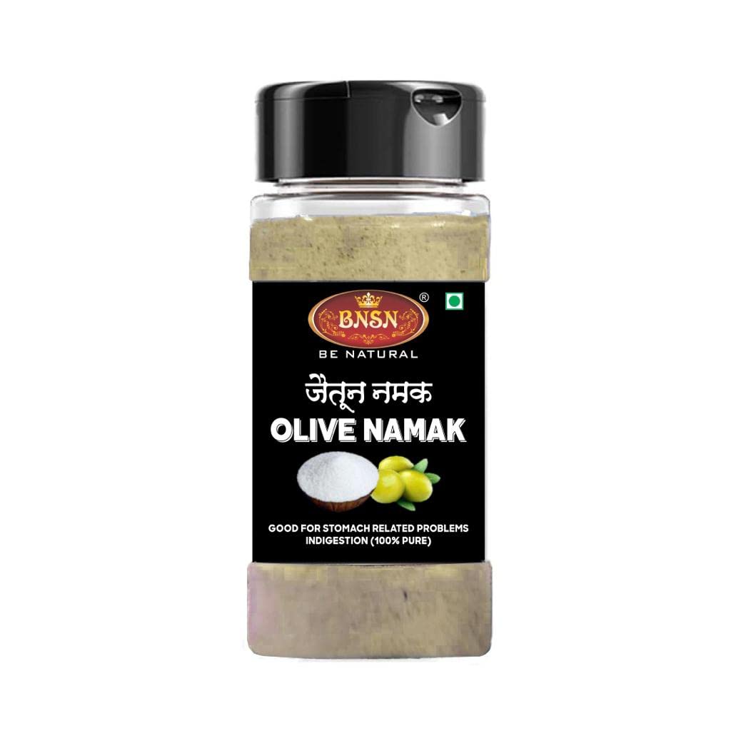 BNSN Olive Salt-100Gm | Namak Zaitoon | Jaitun Namak | Zaitun Namak | helps in digestion | Treats stomach related problems | 100% Pure & Original Olive (B0BDGD17D8) Amazon Price History, Amazon Price Tracker