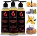 Massage Oil for Men and Women - Orange Blossom Scent with Rosemary - Body Gel that Enhances Stimulation With Coconut & Jojoba Oils - No Greasy Residue - 8 FL OZ