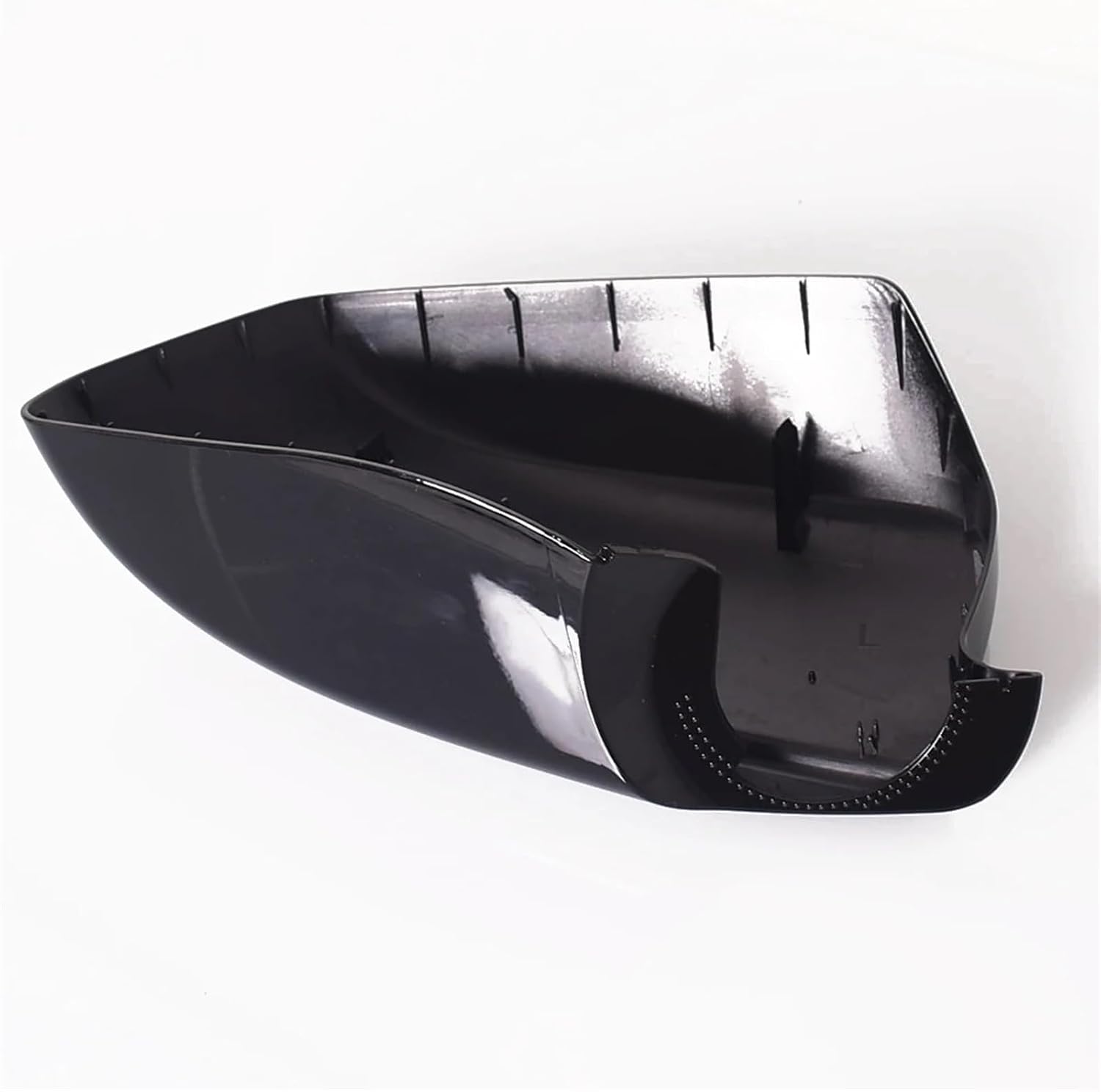 Original Design Style Gloss Black Car S Ide Rearview Mirror Shell Covers Compatible For BMW 5 Series F10 F11 Pre-LCI 2010-2013 (Color : Gloss Black)