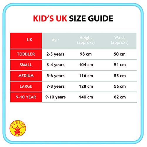 Rubies Disfraz Elsa Frozen Travel Classic, Princesa, Multicolor, Talla L (7-8 años)