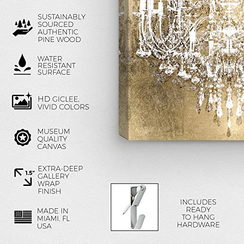 The Oliver Gal Artist Co. Fashion and Glam Wall Art Canvas Prints 'Montecarlo Gold' by The Oliver Gal Artist Co. - Image 7