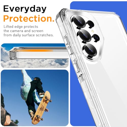 AICase for Samsung Galaxy S26 Ultra Clear 3 in 1 Heavy Duty Drop Protection Full Body Rugged Shockproof/Dust Proof Triple Layer Transparent Military Protective Tough Durable Cover for S26 Ultra 2026_1 by AICase - Used condition - Image 5
