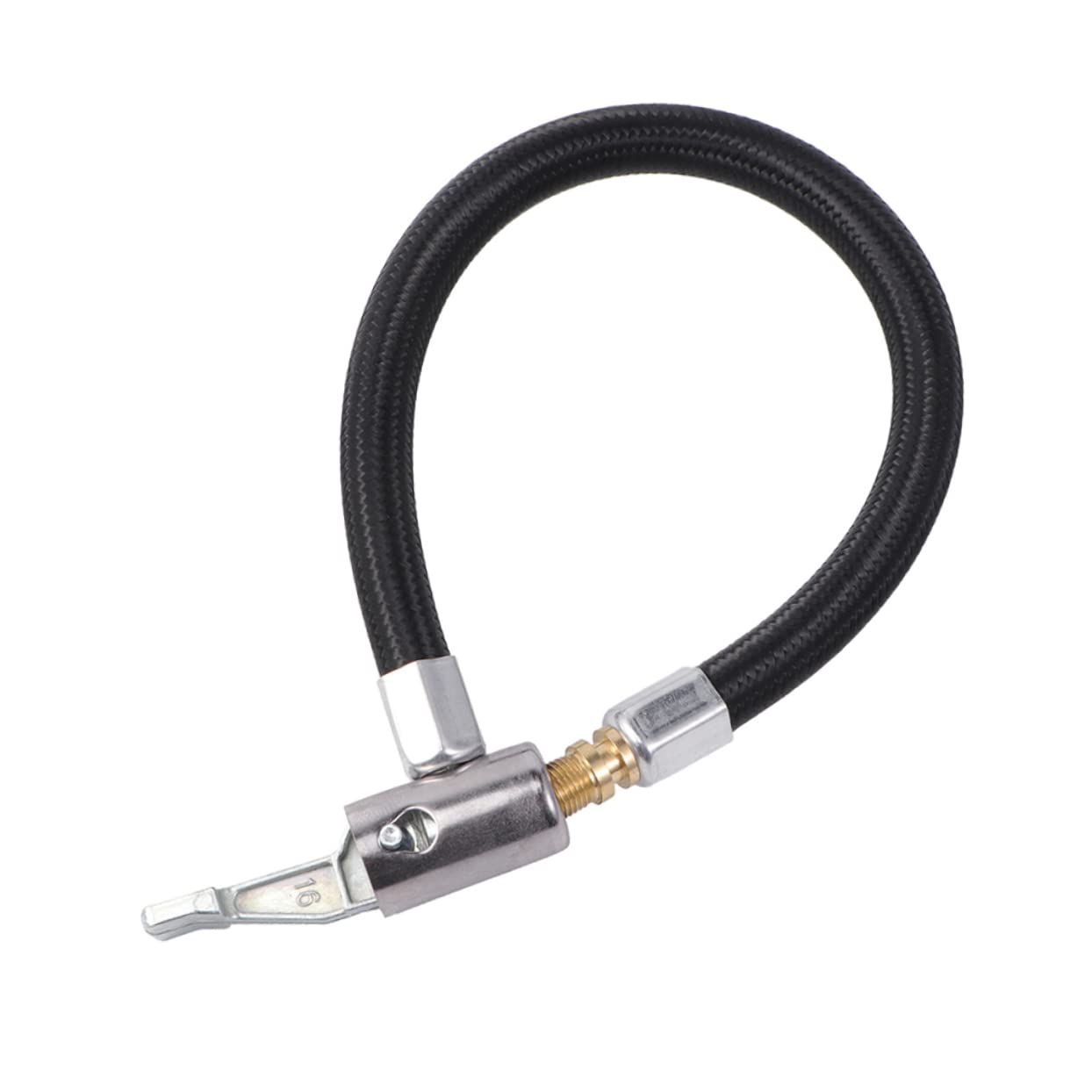 TOPPERFUN Locking Air Chuck Air Inflator Adapter 60cm Extension Tube Compatible with Car Bike Motorcycle