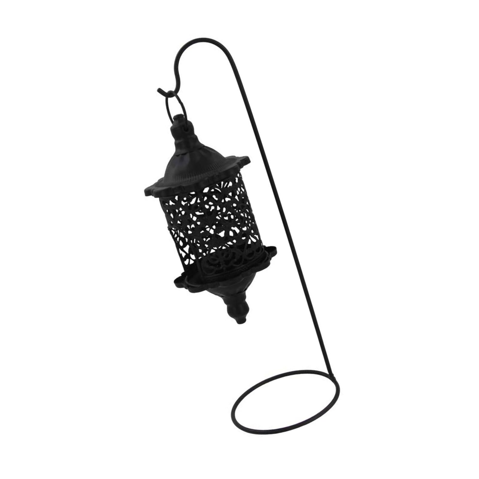 Tsophreniq Decorative Iron Birdcage Tealight Holder Stand with Hollowout Motifs for Outdoor Indoor Ambiances Lighting Iron Birdcage Holders
