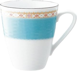 T5355L/1645 Mug, Humming Blue, Microwave Safe, Fine Porcelain