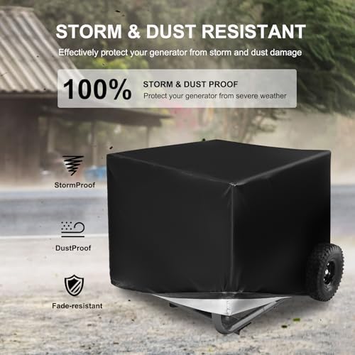 image for Yoursme Waterproof Outdoor Power Equipment Generator Cover Heavy Duty-