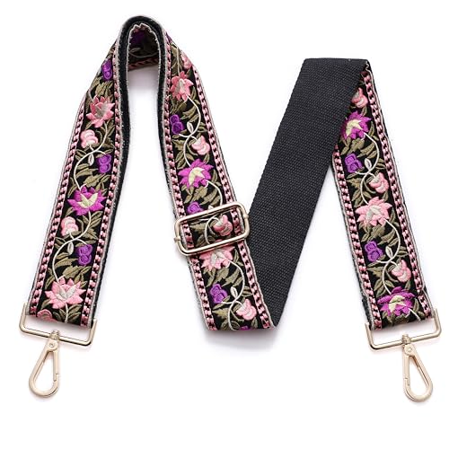 Image of S-Jacorry Purse Strap Replacement Crossbody Wide Shoulder Strap Adjustable Canvas Straps Handbag Strap Replacement Belts