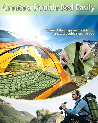 Sleeping-Pad-for-Camping-Self-Inflating-Camping-Air-Mattress-Built-in-Foot-Pump-Sleeping-Mat-Camping-with-Pillow-Backpacking-Hiking-Traveling