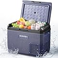 BODEGA 12 volt Car Refrigerator -32 QT Portable Freezer IPX4 Waterproof Car Fridge Electric Cooler Ultra-Quiet for Truck Van Camping Travel 12/24V DC 110~240 Volt AC,-4?~68?