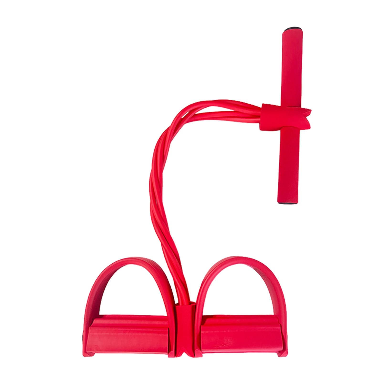 matumou 4/6-Tube Pedal Puller Resistance Band with Handle Multifunction Elastic Yoga Sit-up Pull Rope Men Women Pedal Tensioner Exerciser