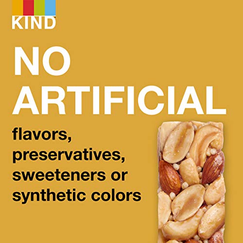 image for KIND Nut Bars, Honey Roasted Nuts & Sea Salt, Good Source of Fiber, Gl