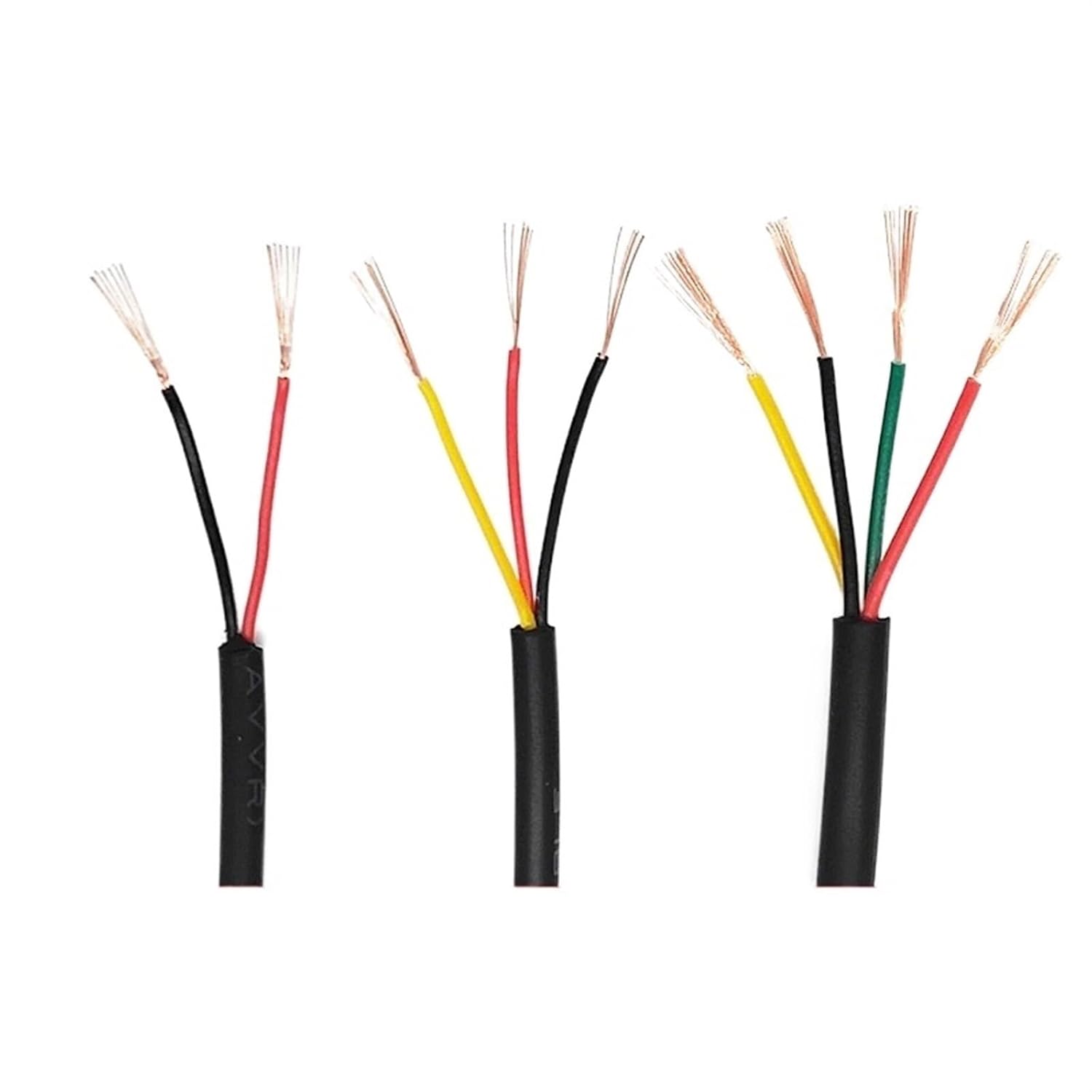 Trunking Solid Insulated Copper Electric Wire 28AWG Cable 2 Cores 3 Cores 4 Cores 5 Cores 12 Cores Black Sheathed Control Signal Cable Connector Loom (Size : 10 Meters, Color : 12Cores 28 AWG)