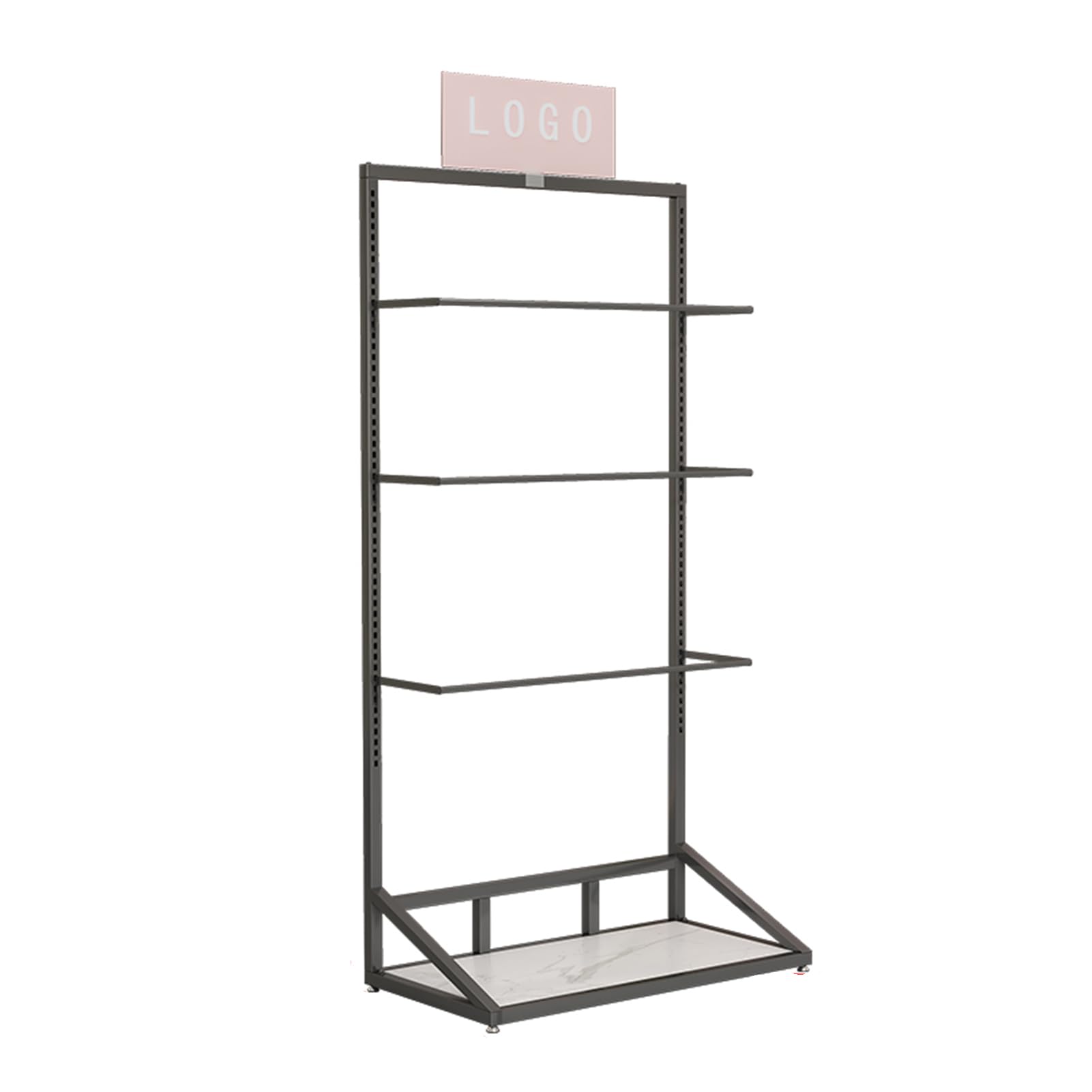 Présentoir de sous-vêtements au sol et rangement écharpe pour magasin