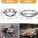 Odoland Stainless Steel Camping Mess Kit for Family & 2 Person, Cooking Tableware Utensils with Plates Bowls Forks Spoons Knives & Savings Bag for Camping, Backpacking, Hiking, Picnic, 2 Person Set