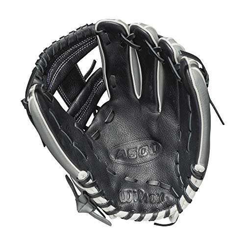 Wilson(ウイルソン) USモデル ジュニア 少年用 A500 軟式 野球 グラブ グローブ オールラウンド 右投げ用(左手着用) WBW10014411 グレー 11インチ 3枚目
