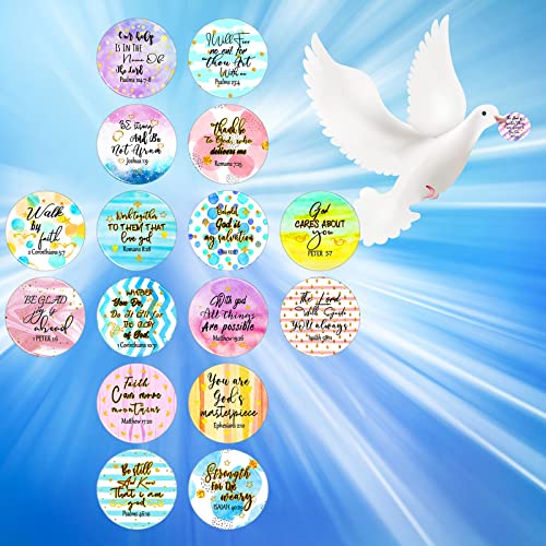 Imanes decorativos cristianos inspiradores Flutesan 35 piezas miniatura 7