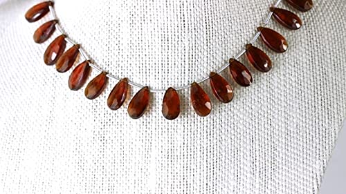 Garnet briolettes LKBEADS des pierres calibrées sans défaut pour vos suspensions