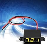 Voltímetro de alta calidad de dos cables de 3.0-30 V CC, práctico y duradero.
